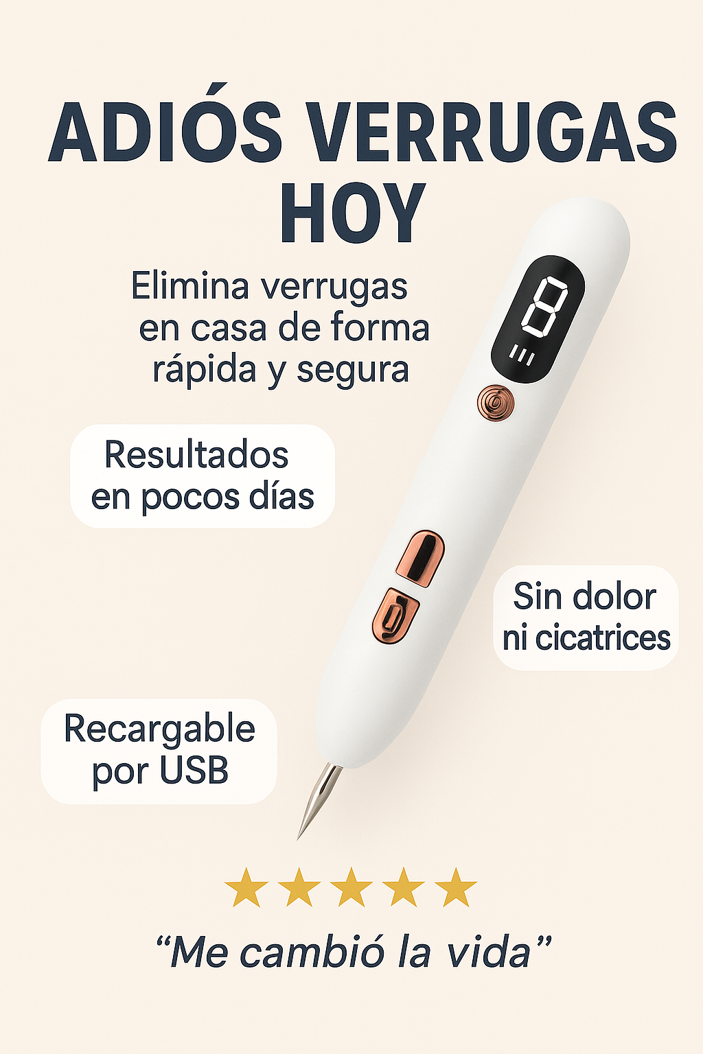 AdiósVerrugas™ - Solución rápida y segura desde casa.